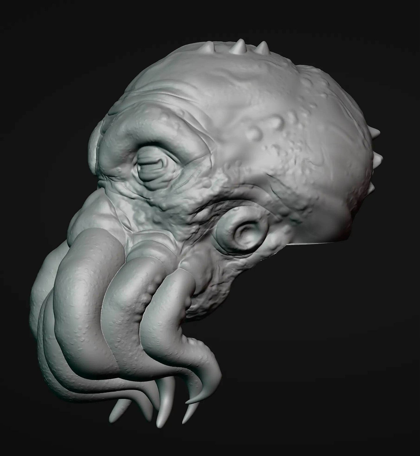 Octopus Head - Unpainted