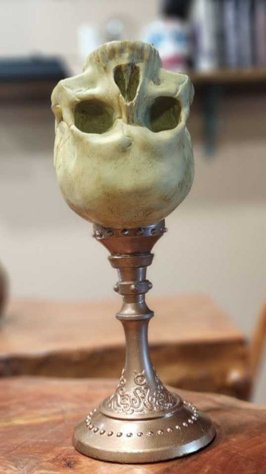 Skull Chalice Painted